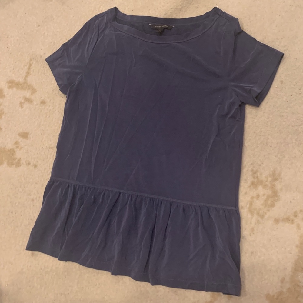 Banana republic blue top